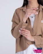 شومیز دو تیکه سیلک SADAF/MIU MIU - Image 5