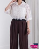 شومیز پلنگی پایین کش PRADA/LUFIA - Image 7