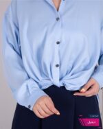 شومیز ساتن گره ای TAFFETA - Image 12