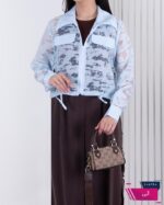 شومیز جلو زیپ شیشه ای - Image 2