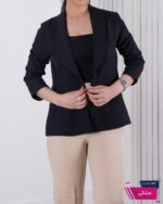 کت یقه انگلیسی تک دکمه جیب نماBENITA - Image 2