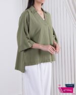 شومیز زنونه لینن جلو بسته HIDDEN - Image 3
