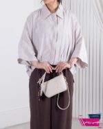 شومیز زنونه پایین پیله پشت کش LIMITED - Image 9