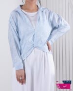 شومیز زنونه دو تیکه راه راه طرحدار SADAF - Image 9