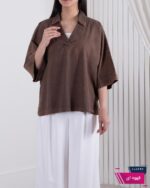 شومیز زنونه لینن جلو بسته HIDDEN - Image 5