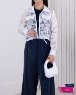 شومیز جلو زیپ شیشه ای - Image 4
