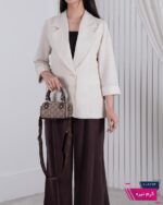 کت تک اسپرت زنانه لینن یقه انگلیسی BENITA - Image 6