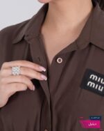پیراهن زنونه کمرکش مودالOXYGEN/MIU MIU - Image 3