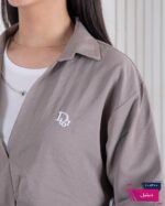 شومیز زنونه دو تیکه سیلک SADAF/DIOR - Image 8
