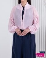 شومیز بامبر جلوزیپ نگین دار AZ - Image 8