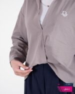 شومیز زنونه دو تیکه سیلک SADAF/DIOR - Image 9