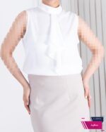 تاپ زنانه یقه حلزونی BENITA - Image 2