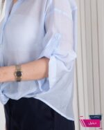 شومیز زنونه پری شیشه ای پایین گره CHOICE - Image 11