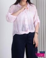 شومیز زنونه پری شیشه ای پایین گره CHOICE - Image 12