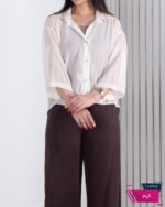 شومیز زنونه پری شیشه ای پایین گره CHOICE - Image 3