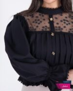 کراپ مجلسی زنانه شکوفه ای BENITA - Image 4