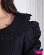 نیم تنه نوار گیپور دکمه قلبی BENITA - Image 5