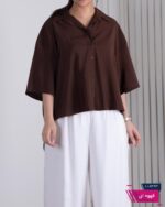 شومیز زنونه پری اسلپ باکسی WHITE - Image 6