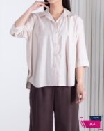 شومیز زنونه اسلپ بغل چاک WHITE - Image 6