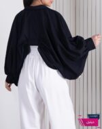 کراپ شومیز خفاشی  OXEGEN/PRADA - Image 7
