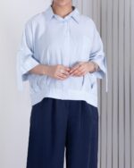 شومیز زنونه پری دکمه مخفی تک جیب COLLECTHION